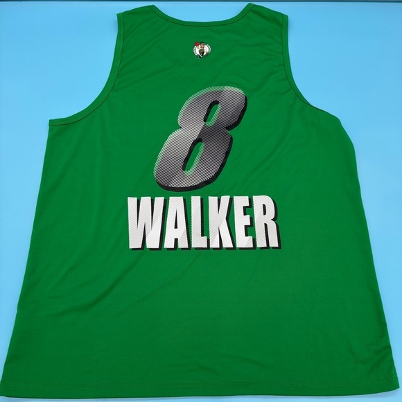 NBA Boston Celtics Green Tank Top Screen Print “WALKER” “8” Size XL - Picture 4 of 6